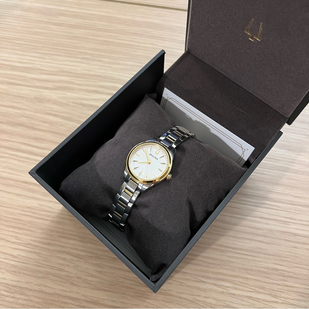 Bulova Sutton two toned watch